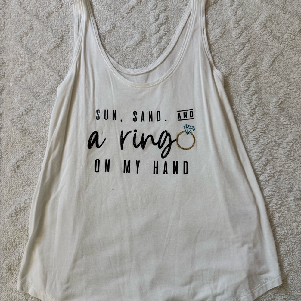 DONATED Bridal Tank Top